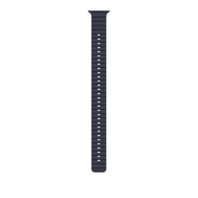 Estensione per cinturino Ocean blu navy (49 mm) - Titanio nero