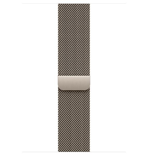 Loop in maglia milanese naturale (40 mm)