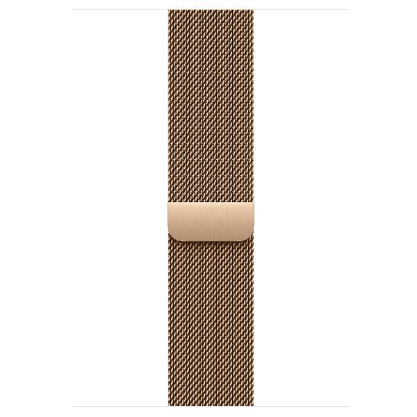 Loop in maglia milanese color oro (46 mm) - S/M