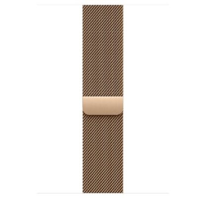 Loop in maglia milanese color oro (42 mm)