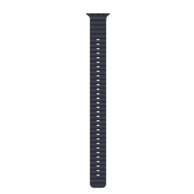 Estensione per cinturino Ocean blu navy (49 mm) - Titanio naturale