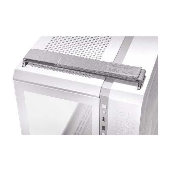 GT502 PLUS TUF GAMING CASE TG WHITE
