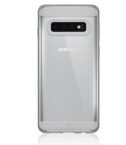 AIR ROBUST - Cover Ultra protettiva in TPU trasparente e finiture colore trasparente opache bordi rialzati compatibile con Samsung Galaxy S10