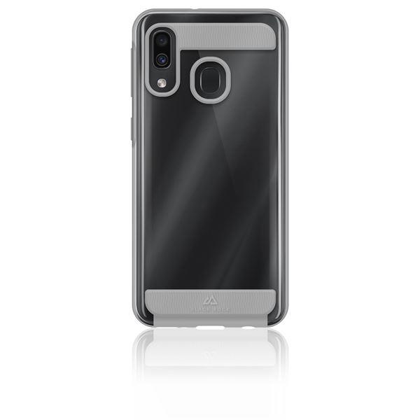AIR ROBUST - Cover Ultra protettiva in TPU trasparente e finiture colore trasparente opache bordi rialzati compatibile con Samsung Galaxy A20e