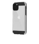 AIR ROBUST - Cover Ultra protettiva in TPU trasparente e finiture colore nero opache bordi rialzati compatibile con Apple iPhone 11 Pro