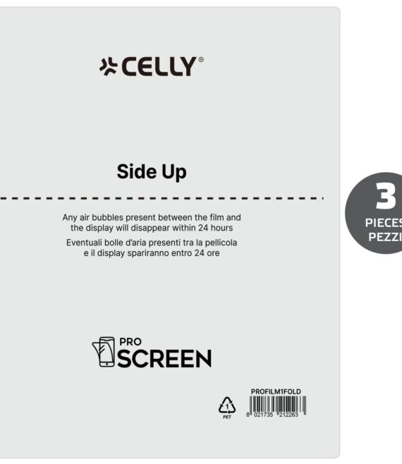 PROFILMFOLD - Pellicola trasparente da 3 Pezzi per smartphone foldable compatibile con il plotter ProScreen, ProScreenEvo, ProScreenPlus [PRO SCREEN]