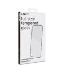 FULLGLASS - Vetro 9H con bordo colorato nero compatibile con Samsung Galaxy S25 FE