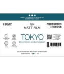 PROFILMPRO MATTE - Pellicola trasparente da 50 pezzi con finitura opaca anti-riflesso compatibile con il plotter ProScreenPro - TOKYO (PROSCREEN ZHEROES)