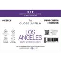 PROFILMPRO GLOSSY UV - Pellicola trasparente lucida UV da 10 pezzi con auto riparazione compatibile con il plotter ProScreenPro - LOS ANGELES (PROSCREEN ZHEROES)