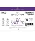 PROFILMPRO GLOSSY UV - Pellicola trasparente lucida UV da 50 pezzi con auto riparazione compatibile con il plotter ProScreenPro - LOS ANGELES (PROSCREEN ZHEROES)