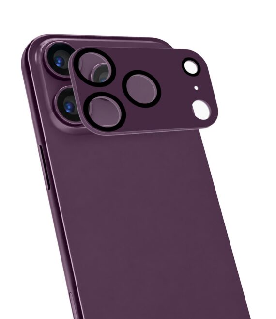 CAMERAPRO1201 - Vetro 9H doppio trattamento per la protezione della fotocamera, match in color, colore Cherry, compatibile con iPhone 18 Pro Max/iPhone 17 Pro Max [IPHONE 18 CASES]