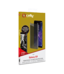 PRIVACY 3D GLASS - Vetro 9H con bordo colorato nero per schermo curvo con effetto Privacy compatibile con Samsung Galaxy S9
