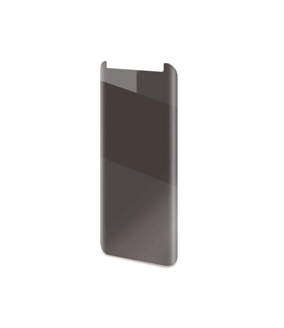PRIVACY 3D GLASS - Vetro 9H con bordo colorato nero per schermo curvo con effetto Privacy compatibile con Samsung Galaxy S9
