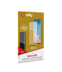 3DGLASS - Vetro 9H con bordo colorato nero per schermo curvo compatibile con Samsung Galaxy S20