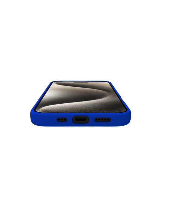 CROMOMAG - Cover in TPU morbido compatibile con la tecnologia Magsafe, colore blu compatibile con Apple iPhone 16 Pro [IPHONE 16 CASES]