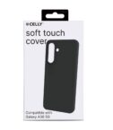 CROMO - Cover in morbido TPU con finitura soft touch colore nero compatibile con Samsung Galaxy A36 5G/ Galaxy A36 5G Enterprise Edition