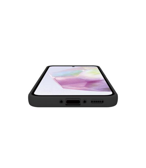 CROMO - Cover in morbido TPU con finitura soft touch colore nero compatibile con Samsung Galaxy A36 5G/ Galaxy A36 5G Enterprise Edition