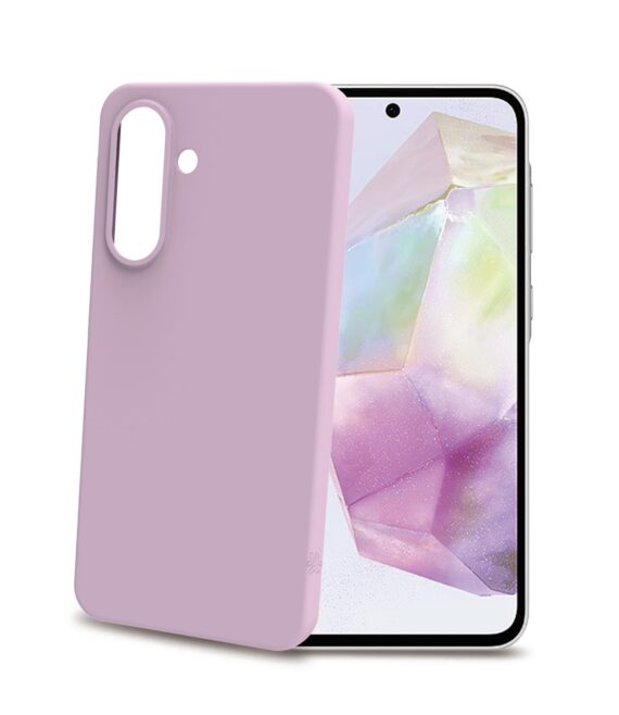 CROMO - Cover in morbido TPU con finitura soft touch colore rosa compatibile con Samsung Galaxy A36 5G/ Galaxy A36 5G Enterprise Edition