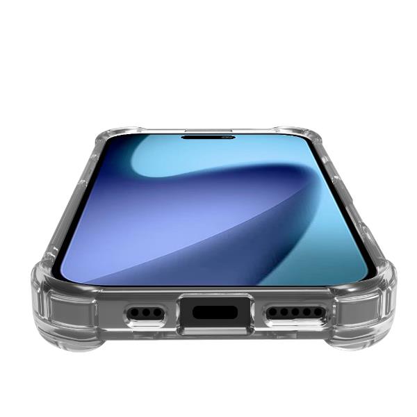 ARMOR - Cover rigida trasparente con bordi corrazzati e angoli rinforzati compatibile con Apple iPhone 17 [IPHONE 17 CASES]