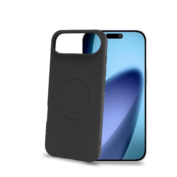 CROMOMAG - Cover in TPU morbido compatibile con la tecnologia Magsafe, colore nero compatibile con Apple iPhone Air [IPHONE 17 CASES]