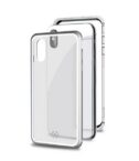 ATTRACTION - Cover magnetica con bordi in alluminio, protezione 360° compatibile con Apple iPhone Xs/ iPhone X