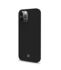 CROMO - Cover in morbido TPU con finitura soft touch colore nero compatibile con Apple iPhone 12 Pro Max