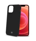 CROMO - Cover in morbido TPU con finitura soft touch colore nero compatibile con Apple iPhone 12 Pro Max