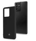 CROMO - Cover in morbido TPU con finitura soft touch colore nero compatibile con Samsung Galaxy S21 Ultra 5G/ Galaxy S21 Ultra 5G Enterprise Edition