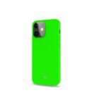 CROMO FLUO - Cover in morbido TPU con finitura soft touch colore verde fluo compatibile con Apple iPhone 13 Mini