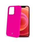 CROMO FLUO - Cover in morbido TPU con finitura soft touch colore rosa fluo compatibile con Apple iPhone 13 Pro