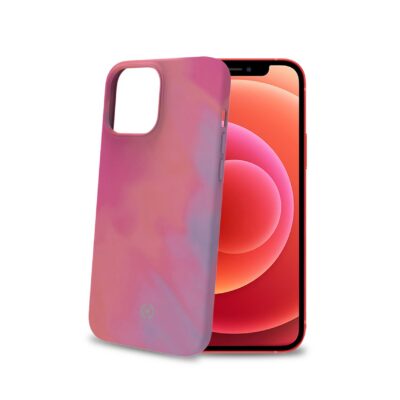 WATERCOLOR - Cover multicolore in TPU con finitura soft touch, bordi anti-scivolo compatibile con Apple iPhone 13
