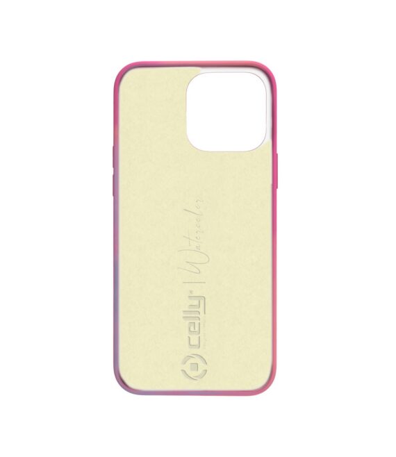 WATERCOLOR - Cover multicolore in TPU con finitura soft touch, bordi anti-scivolo compatibile con Apple iPhone 13 Pro