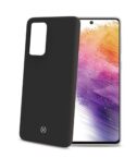 CROMO - Cover in morbido TPU con finitura soft touch colore nero compatibile con Samsung Galaxy A73 5G