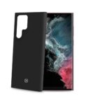 CROMO - Cover in morbido TPU con finitura soft touch colore nero compatibile con Samsung Galaxy S22 Ultra 5G/ Galaxy S22 Ultra 5G Enterprise Edition