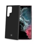 CROMO - Cover in morbido TPU con finitura soft touch colore nero compatibile con Samsung Galaxy S22 Ultra 5G/ Galaxy S22 Ultra 5G Enterprise Edition