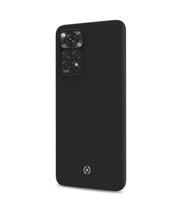CROMO - Cover in morbido TPU con finitura soft touch colore nero compatibile con Xiaomi Redmi Note 11/ Redmi Note 11s