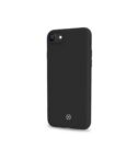 CROMO - Cover in morbido TPU con finitura soft touch colore nero compatibile con Apple iPhone SE 2022/ iPhone SE 2020/ iPhone 8/ iPhone 7