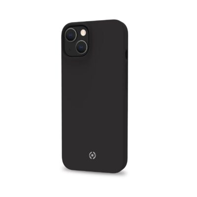 CROMO - Cover in morbido TPU con finitura soft touch colore nero compatibile con Apple iPhone 14 Plus
