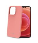 CROMO - Cover in morbido TPU con finitura soft touch colore rosa cipria compatibile con Apple iPhone 14 Pro
