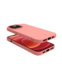 CROMO - Cover in morbido TPU con finitura soft touch colore rosa cipria compatibile con Apple iPhone 14 Pro
