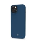 CROMO - Cover in morbido TPU con finitura soft touch colore blu compatibile con Apple iPhone 14 Plus