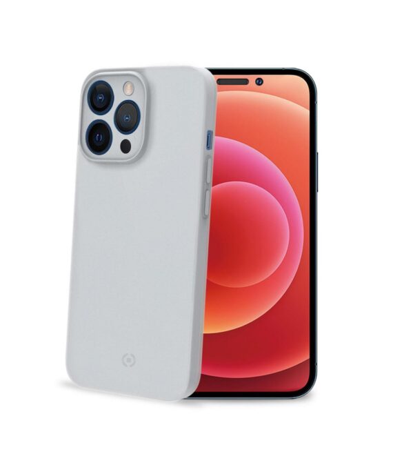 SPACE - Cover morbida super sottile in TPU colore bianco compatibile con Apple iPhone 14 Pro