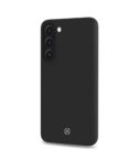 CROMO - Cover in morbido TPU con finitura soft touch colore nero compatibile con Samsung Galaxy S23+ 5G