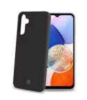CROMO - Cover in morbido TPU con finitura soft touch colore nero compatibile con Samsung Galaxy A14 4G/ Galaxy A14 5G