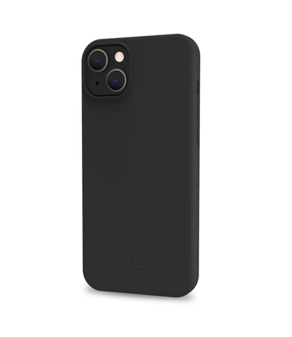 CROMO - Cover in morbido TPU con finitura soft touch colore nero compatibile con Apple iPhone 15 Plus [IPHONE 15 CASES]