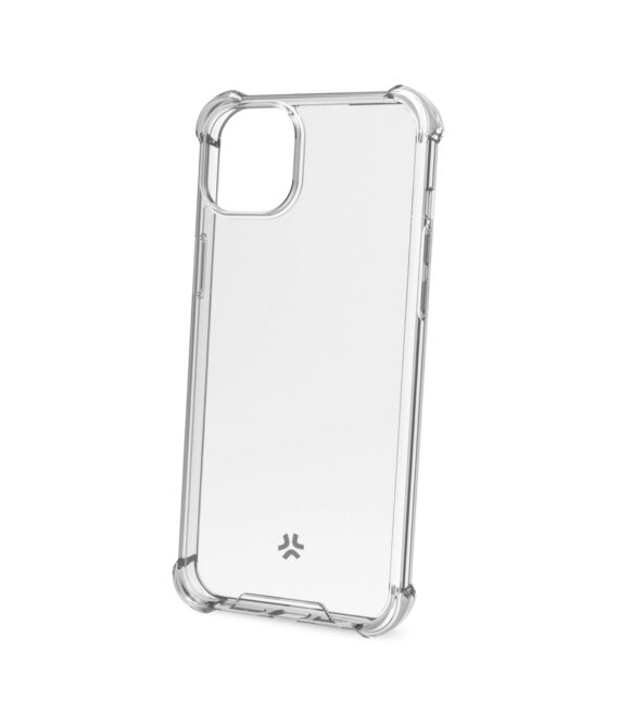 ARMOR - Cover rigida trasparente con bordi corrazzati e angoli rinforzati compatibile con Apple iPhone 15