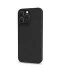CROMO - Cover in morbido TPU con finitura soft touch colore nero compatibile con Apple iPhone 15 Pro Max [IPHONE 15 CASES]