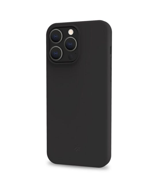 CROMO - Cover in morbido TPU con finitura soft touch colore nero compatibile con Apple iPhone 15 Pro Max [IPHONE 15 CASES]