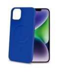 CROMOMAG - Cover in TPU morbido compatibile con la tecnologia Magsafe, colore blu compatibile con Apple iPhone 15 Plus [IPHONE 15 CASES]