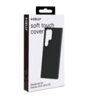 CROMO - Cover in morbido TPU con finitura soft touch colore nero compatibile con Samsung Galaxy S24 Ultra 5G/ Galaxy S24 Ultra 5G Enterprise Edition